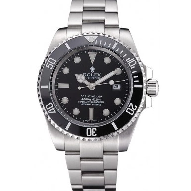 AAA replica watch Rolex 622837 Stainless Dial Bracelet Steel Black Case Dwellerr Sky And 0806